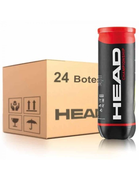 Cajón 24 botes Pelotas Tenis Head ChampionShip-575203-CAJÓN