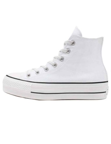 Converse All Star| Comprar Convese de bota blancas de lona y plataforma