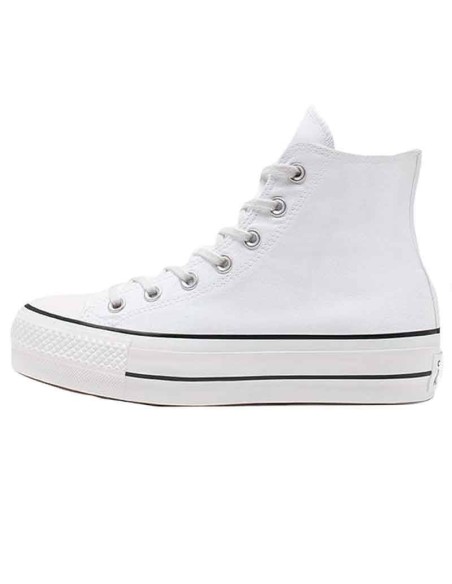 Converse All Star| Comprar Convese de bota blancas de lona y plataforma