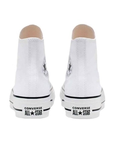 Converse All Star| Comprar Convese de bota blancas de lona y plataforma