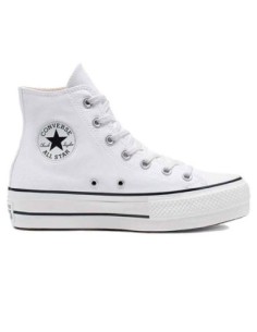 Converse All Star| Comprar Convese de bota blancas de lona y plataforma