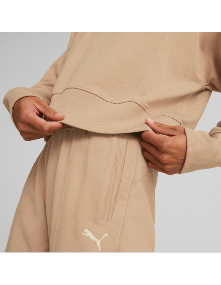 Sudadera Puma Her Crew mujer dusty tan