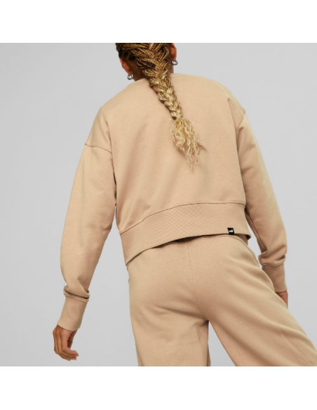 Sudadera Puma Her Crew mujer dusty tan
