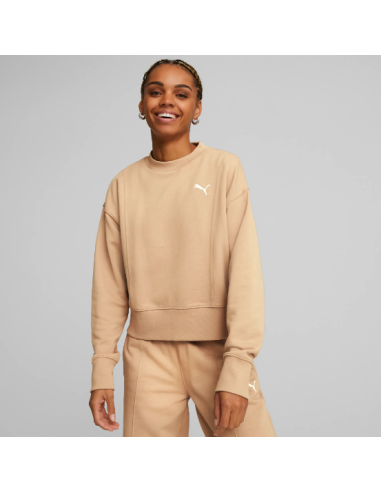 Sudadera Puma Her Crew mujer dusty tan