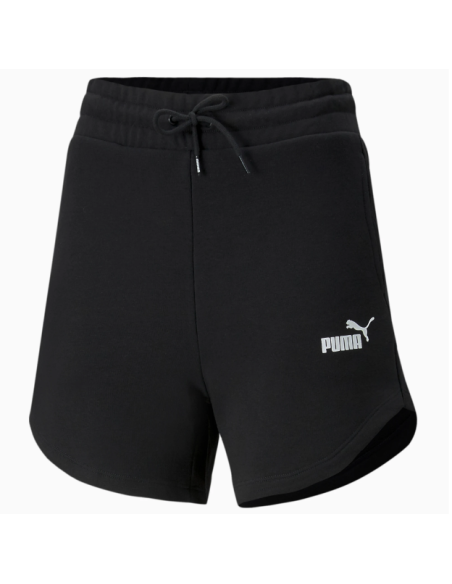 Short Puma ESS High Waist negro mujer | Básico premium
