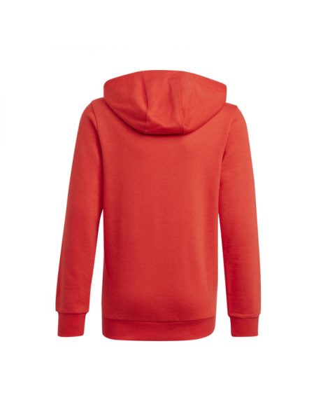 Sudadera Adidas roja niño con capucha