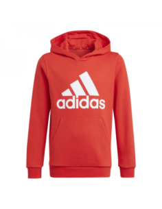 Sudadera Adidas roja niño con capucha