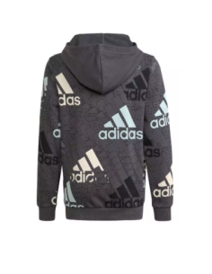 Sudadera Adidas gris niño U BL Logo 2