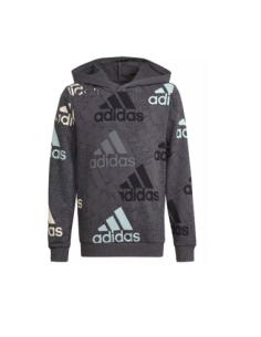 Sudadera Adidas gris niño U BL Logo