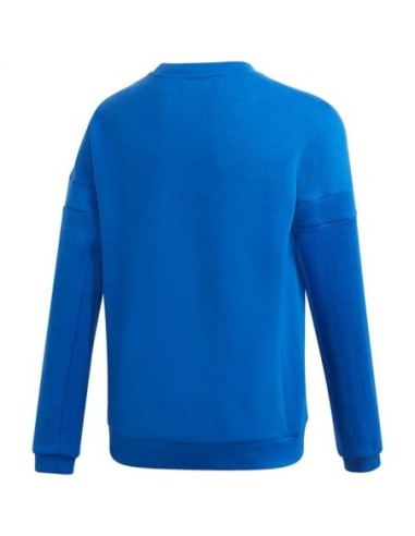 Sudadera Adidas azul niño B BR Crew