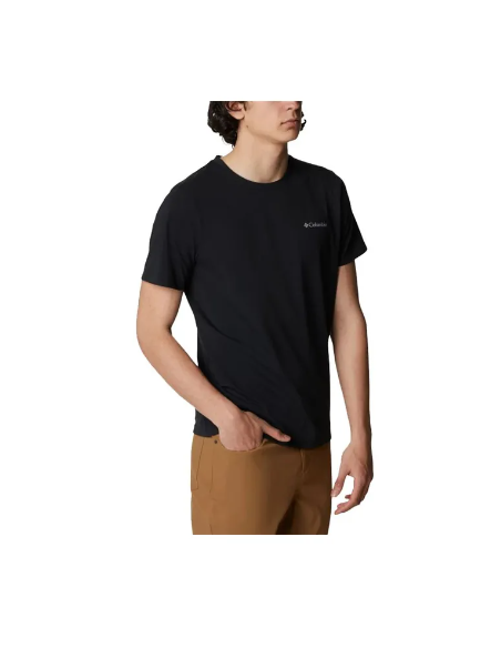Camiseta Columbia Sun Trek Hombre Negra | Omni-Wick