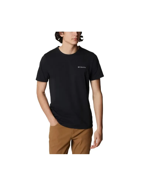 Camiseta Columbia Sun Trek Hombre Negra | Omni-Wick