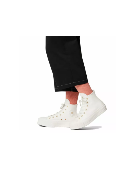 Zapatillas Converse Chuck Taylor Blancas|Comprar converse Piél en Plataforma