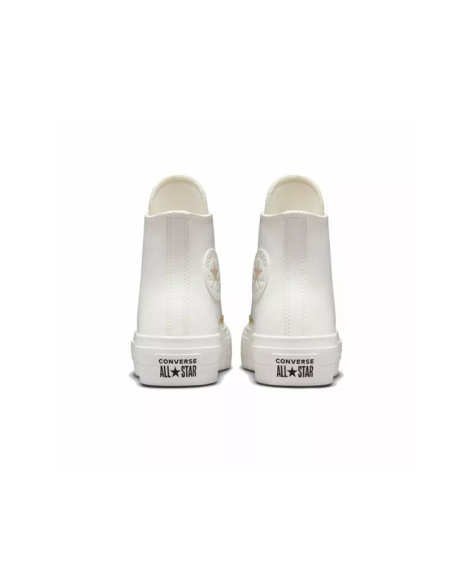 Zapatillas Converse Chuck Taylor Blancas|Comprar converse Piél en Plataforma