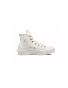 Zapatillas Converse Chuck Taylor Blancas|Comprar converse Piél en Plataforma