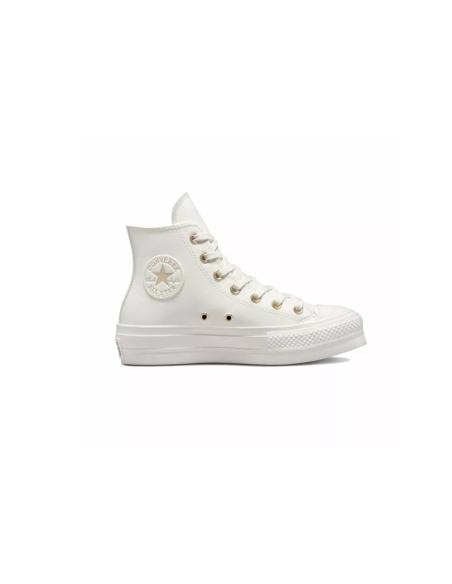 Zapatillas Converse Chuck Taylor Blancas|Comprar converse Piél en Plataforma