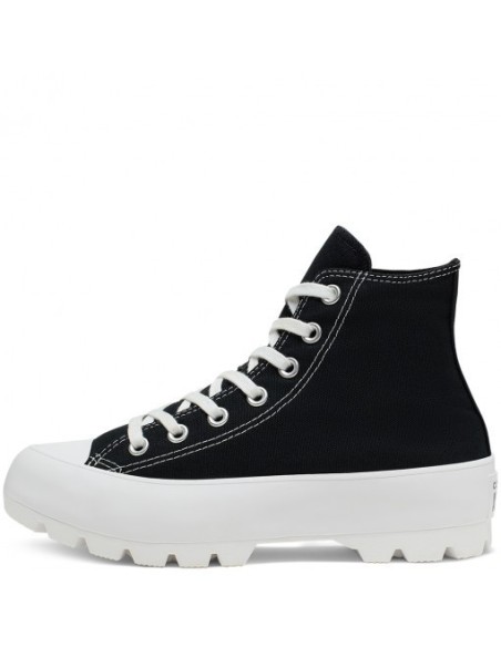 Zapatilla Mujer Converse Star Lugged High Top Negro/Blanco 565901C