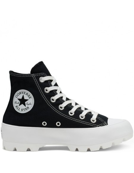 Zapatilla Mujer Converse Star Lugged High Top Negro/Blanco 565901C
