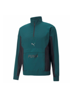 Cortavientos Puma Fit Woven 1/2 Zip Hombre Verde