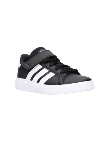 Zapatillas Niño Adidas Grand Court 2.0 Negro|Comprar zapatillas piél niño