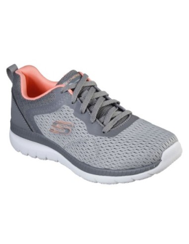 Zapatillas Skechers Quick Path Gris Mujer|Comprar zapatillas caminar para mujer