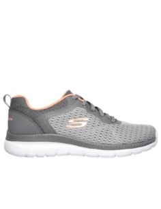 Zapatillas Skechers Quick Path Gris Mujer|Comprar zapatillas caminar para mujer