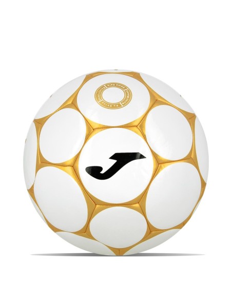 Balón sala Joma Hybrid Game | Blanco-dorado y control