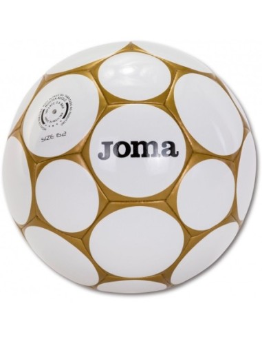 Balón sala Joma Hybrid Game | Blanco-dorado y control