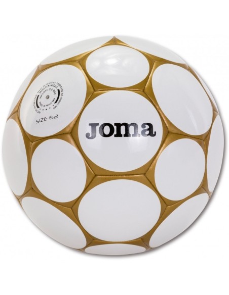 Balón sala Joma Hybrid Game | Blanco-dorado y control
