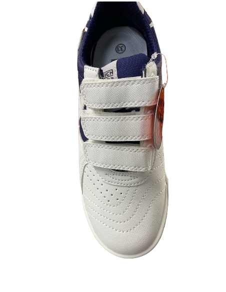 Zapatillas futbito Junior Munich G-3 Blanco y Azul|Comprar zapatillas resisténtes munich