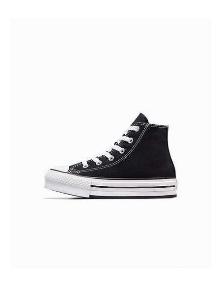 Zapatillas Converse All Star Junior Bota Negro|Comprar converse plataforma junior