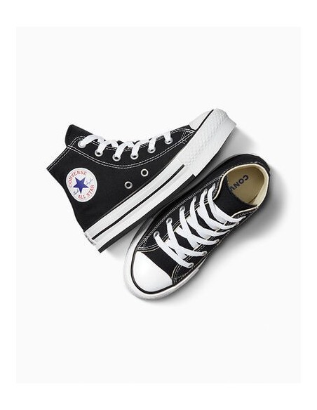Zapatillas Converse All Star Junior Bota Negro|Comprar converse plataforma junior