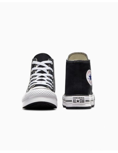 Zapatillas Converse All Star Junior Bota Negro|Comprar converse plataforma junior