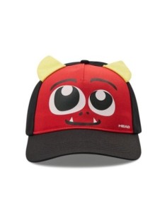 Gorra infantil Head Kids Cap Monster ajustable Rojo-Negro