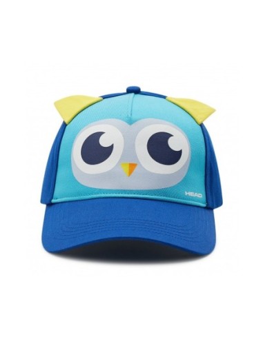 Gorra infantil Head Kids Cap Owl ajustable Azul-Amarillo