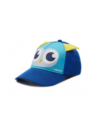 Gorra infantil Head Kids Cap Owl ajustable Azul-Amarillo
