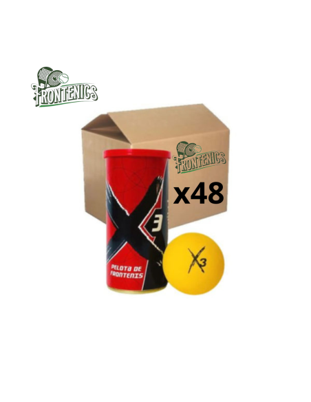 Comprar Cajón de 48 Botes de Pelotas Frontenis Oxone X3 - Recién llegadas de fábrica