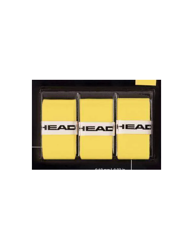 Pack de 3 Sobre Grip Head Padel Pro Tackiness comfort de 0,6mm en