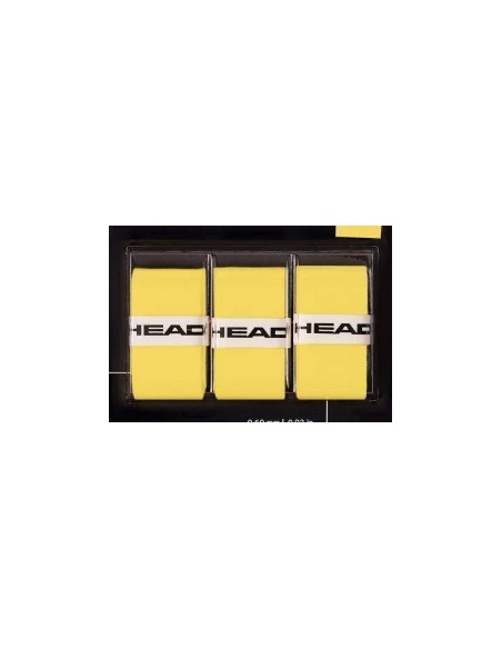 Pack de 3 Sobre Grip Head Padel Pro Tackiness comfort de 0,6mm en
