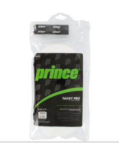 Pack de 2 rollos de 30 sobre grips Prince Tacky Pro de 0,6mm en color