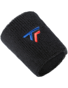 Muñequera Tecnifibre Poignets Wristband en color Negro-54WRXLBLAC 2