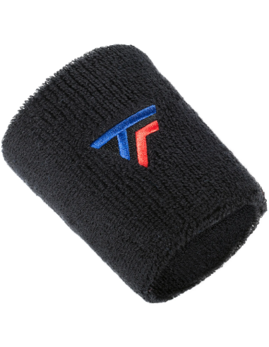 Muñequera Tecnifibre Poignets Wristband en color Negro-54WRXLBLAC