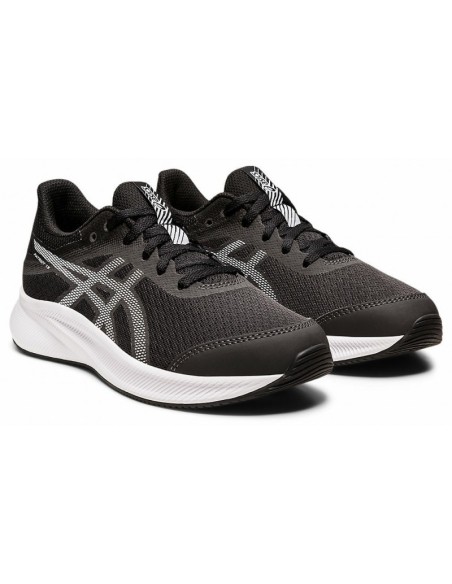 Zapatillas Asics Patriot 13 GS Negro y Blanco|Comprar deportivas running Kids