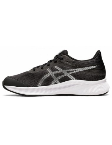 Zapatillas Asics Patriot 13 GS Negro y Blanco|Comprar deportivas running Kids