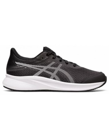 Zapatillas Asics Patriot 13 GS Negro y Blanco|Comprar deportivas running Kids