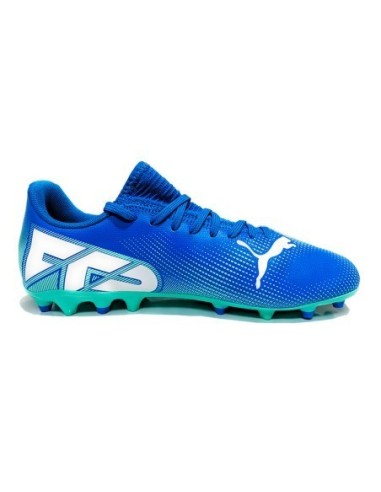 Puma Future 7 Play Mg Azul y Blanco | Botas fútbol