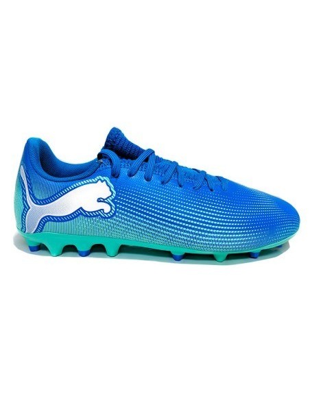 Puma Future 7 Play Mg Azul y Blanco | Botas fútbol