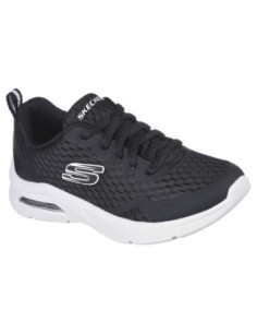 Zapatillas Skechers Microspec Max Blanco y Negro|Comprar deportivas Skechers