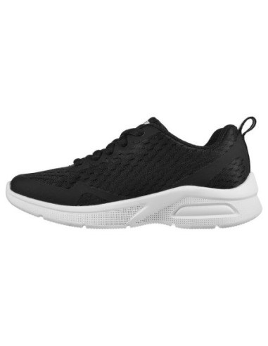 Zapatillas Skechers Microspec Max Blanco y Negro|Comprar deportivas Skechers
