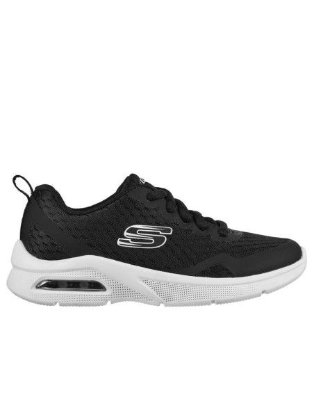 Zapatillas Skechers Microspec Max Blanco y Negro|Comprar deportivas Skechers